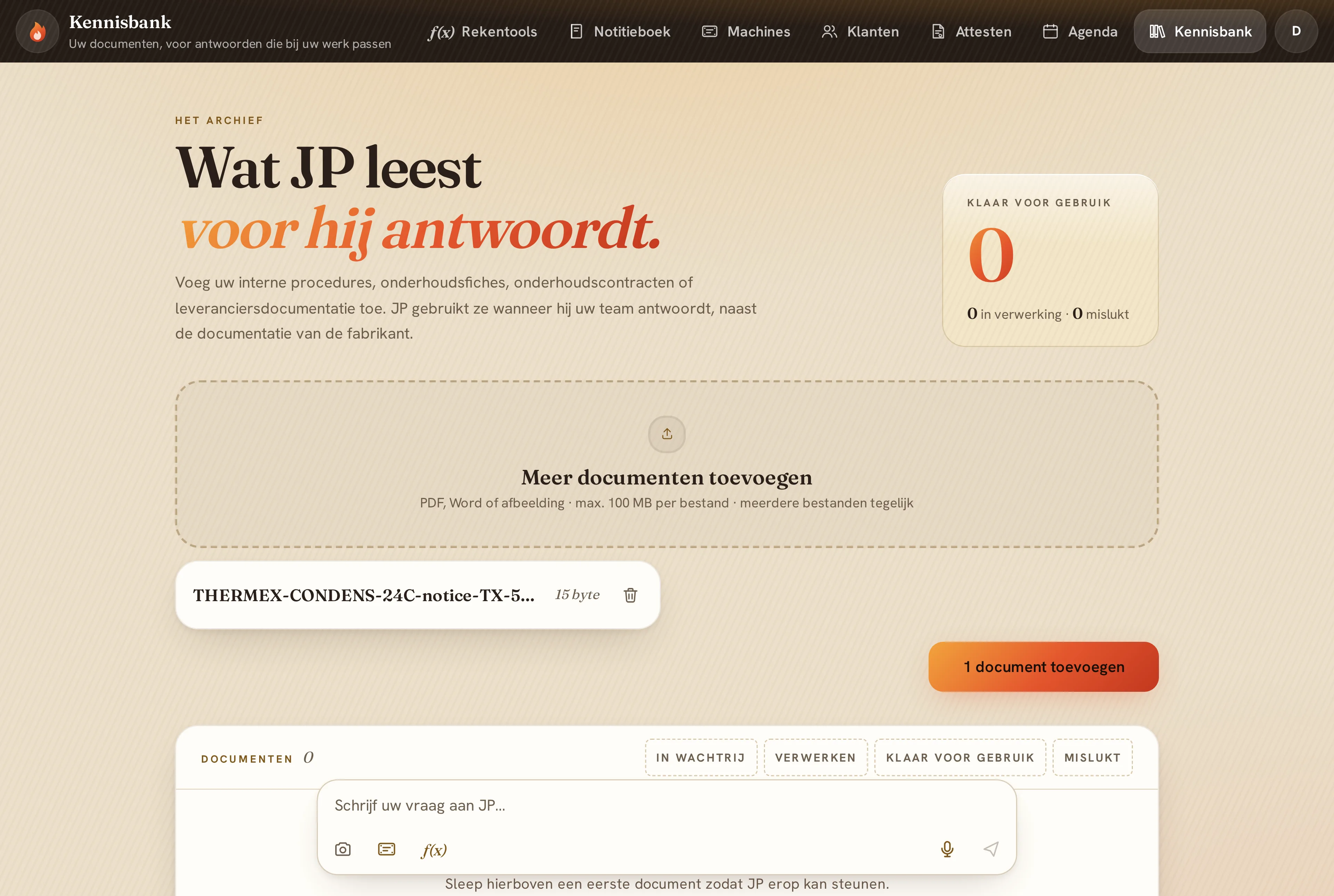 Een handleiding toevoegen aan de databank, met merk, model en jaar